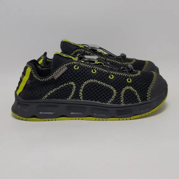 Salomon RX Moc 3.0 Travel Slip-On Style Sneaker Mesh Black/Lime Unisex US Boys 4 - Picture 7 of 13